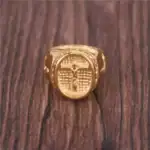 Bague religieuse or – Image 2