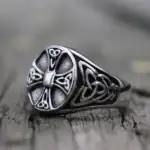 Bague croix celtique homme – Image 4