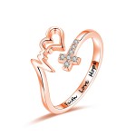 Bague croix amour – Image 2