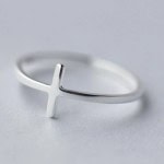 Bague argent croix – Image 3