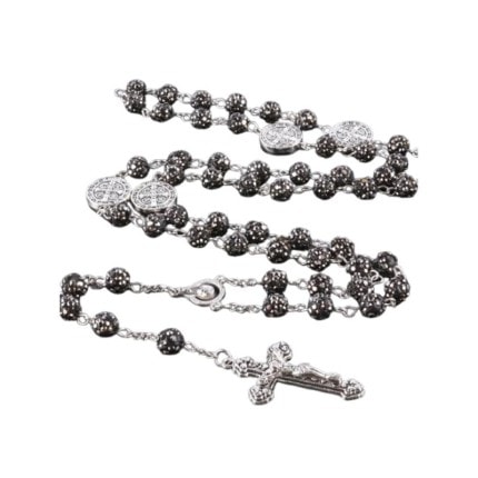 Chapelet perle noire