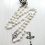 chapelet blanc homme