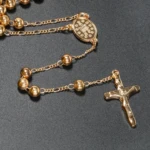 chapelet en or pour homme collier