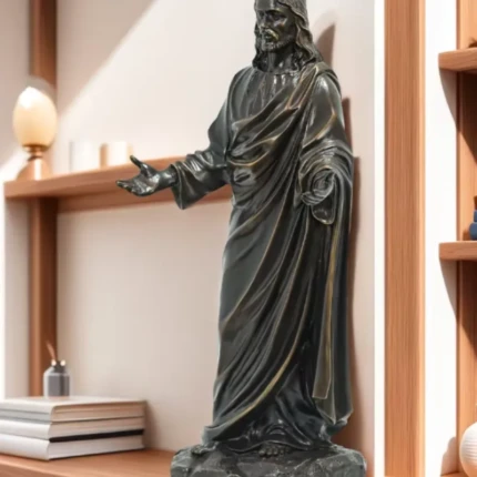 jolie statue religieuse bronze