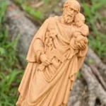 Statue saint joseph bois – Image 4