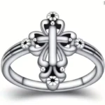 bague croix catholique