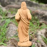 statue en bois Jésus Christ