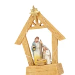 La statue de la vierge marie et jesus déco