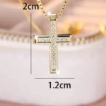 les dimensions de la croix chrétienne en or