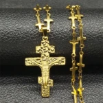 pendentif croix orthodoxe or