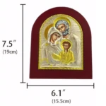 les dimensions icone religieuse de la sainte famille