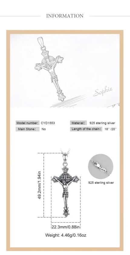 les dimensions de la croix de saint benoit